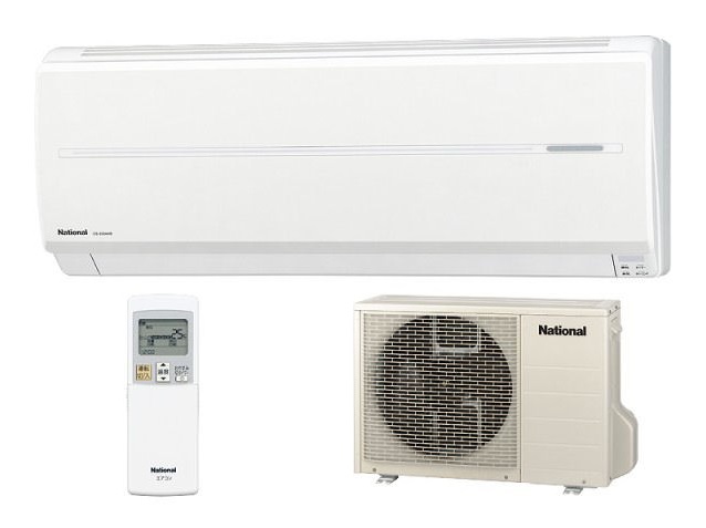 ナショナル （2006） CS-256AXB CS-636XB2 お掃除付きエアコン 分解 